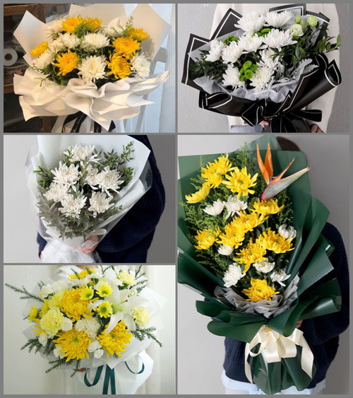 安徽铜陵市枞阳县白梅乡翼青村白事花束代送